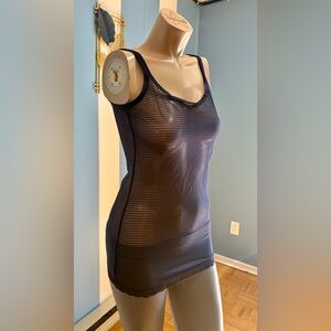 intimissimi Navy Sheer Lingerie Tank